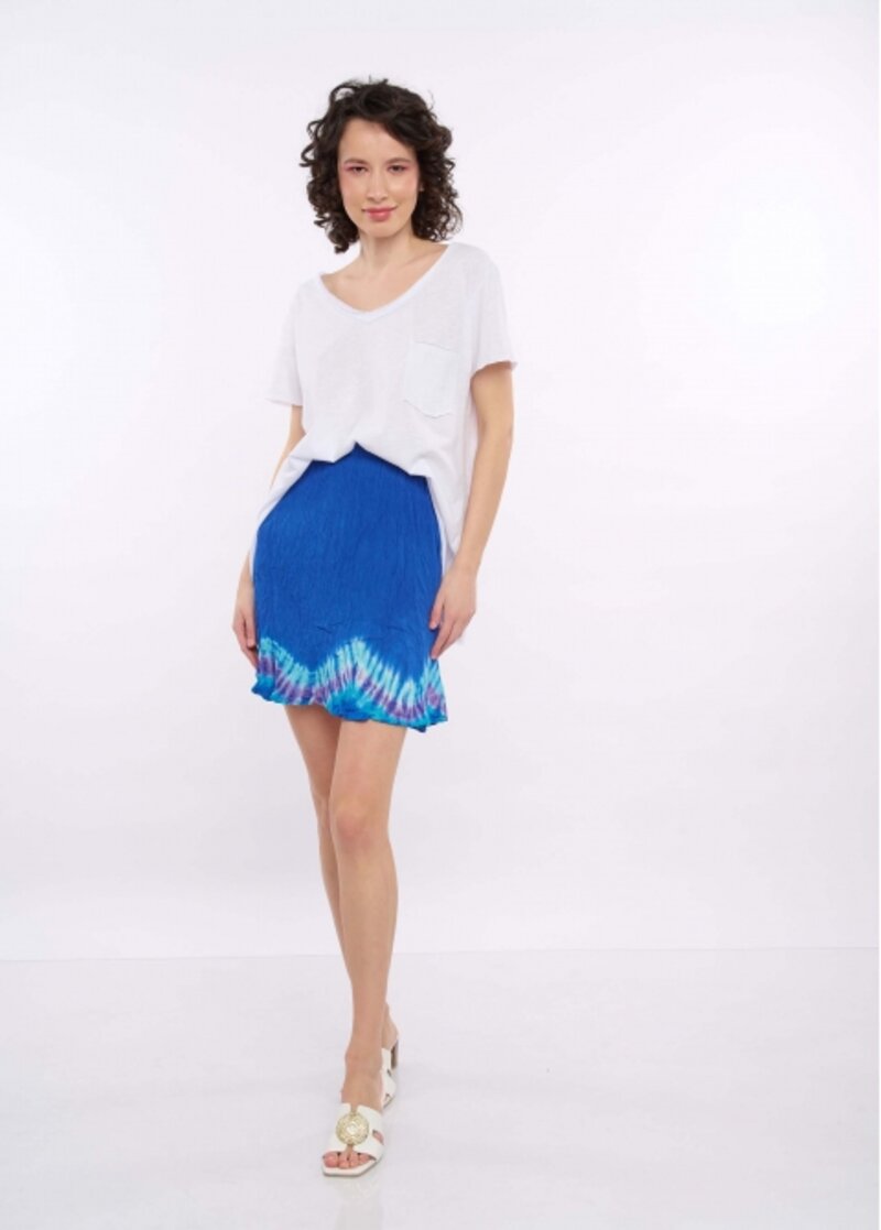 MINI SKIRT WITH DESIGN AT THE BOTTOM