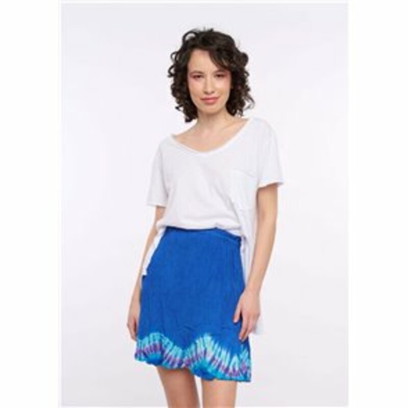 MINI SKIRT WITH DESIGN AT THE BOTTOM