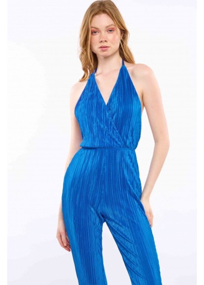 JUMPSUIT WITH KNOT ON THE NECK