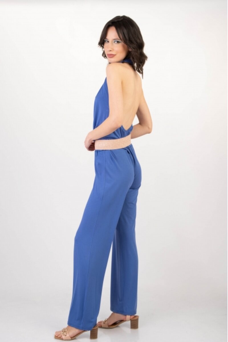 JUMPSUIT WITH OPEN BACK