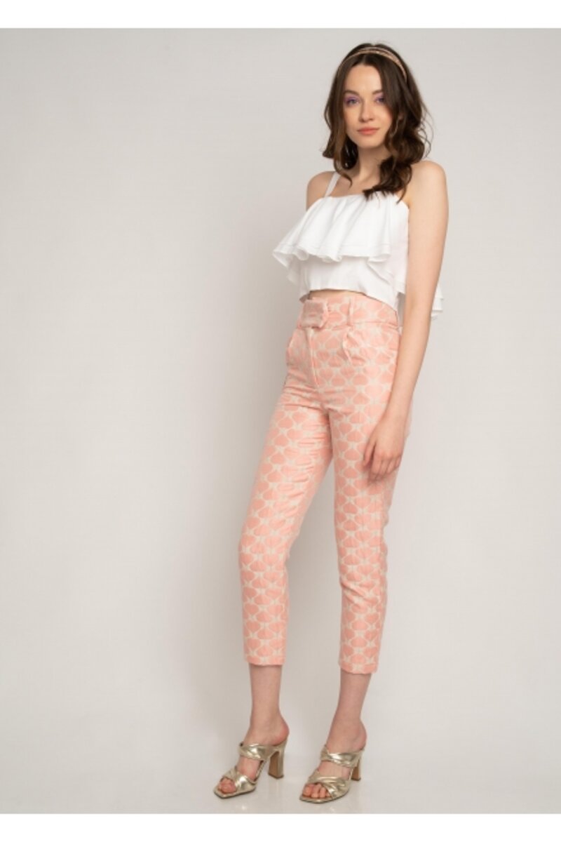 TROUSERS WITH HEART DESIGN