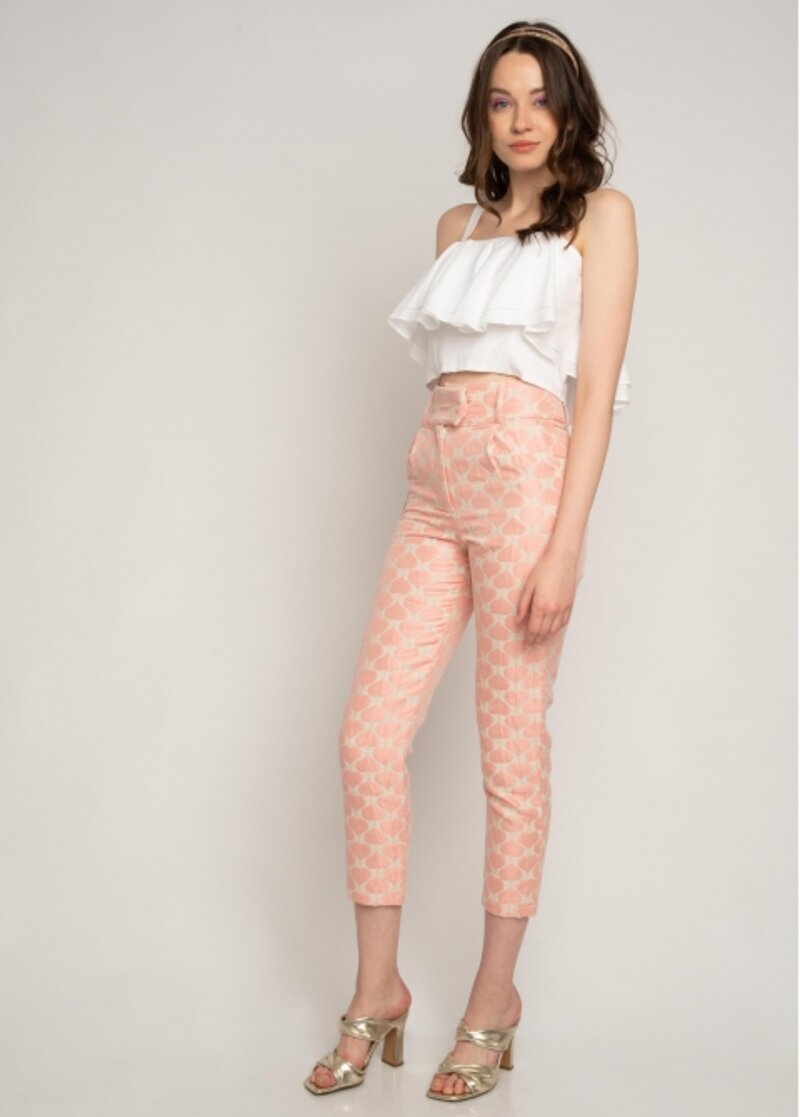 TROUSERS WITH HEART DESIGN