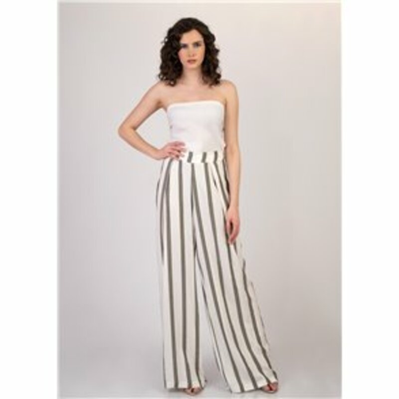 TROUSERS WITH STRIPE DESIGN