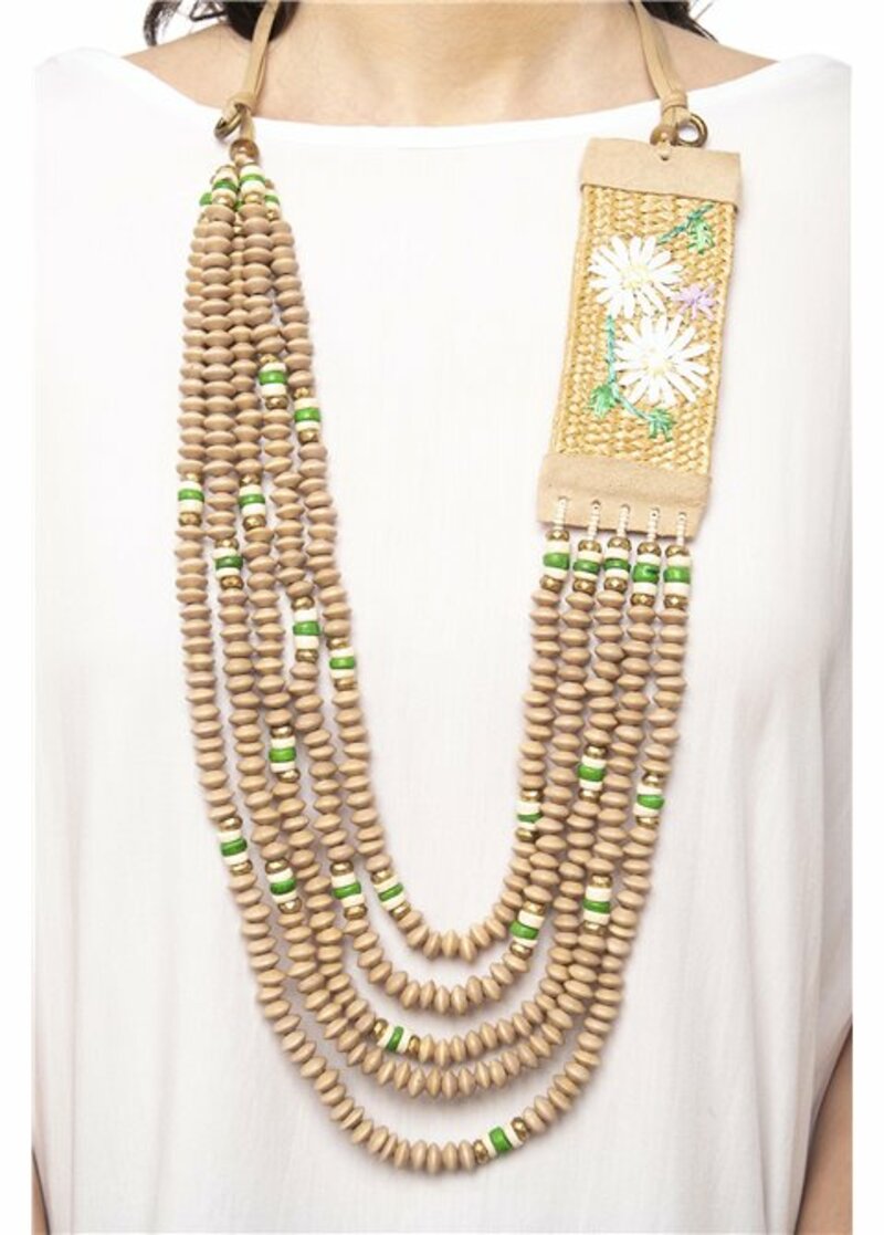 NECKLACE WITH BEADS