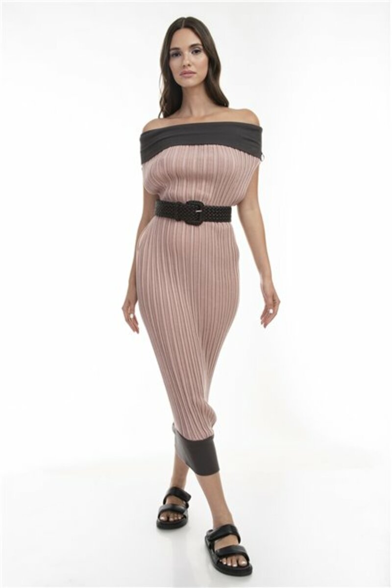 Striped striped maxi dress in two colors
