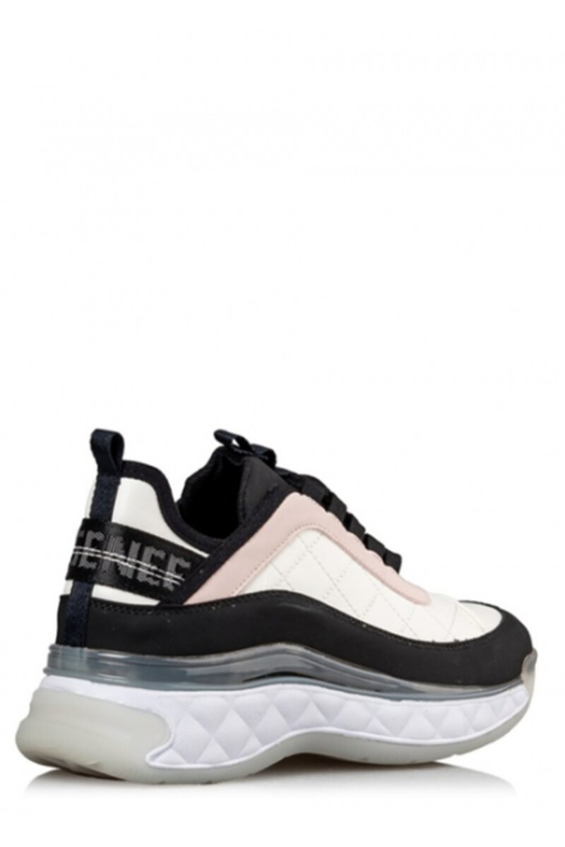 Miss NV Sneakers από συνθετικό δέρμα & ύφασμα με ελαστική σόλα ιδανικά για καθημερινή χρήση V58-17214-49