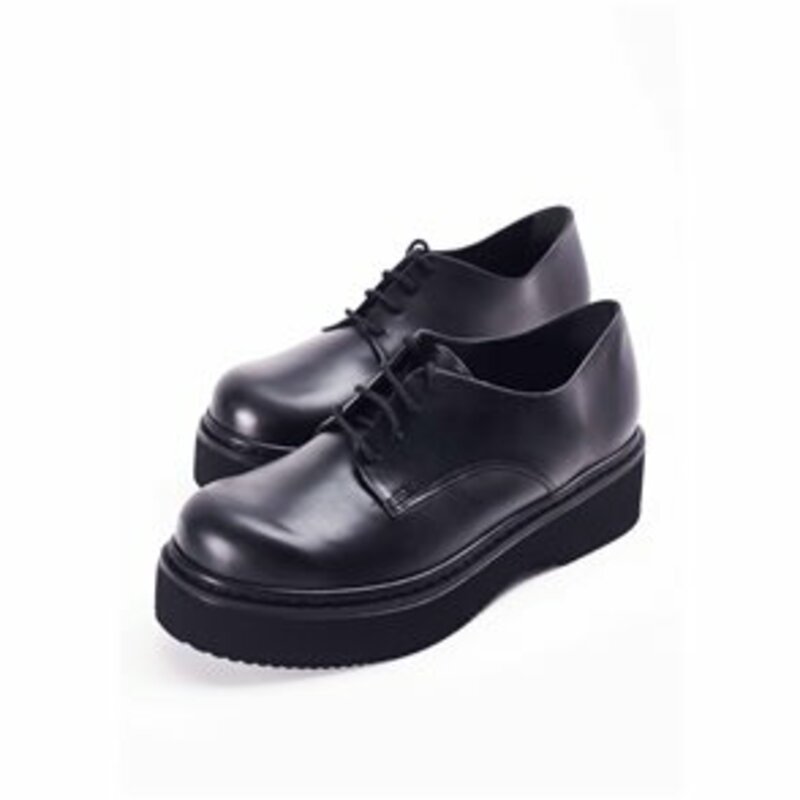 LEATHER FLAT SHOES OXFORD WITH CORD HANDMADE GREEK CONSTRUCTION