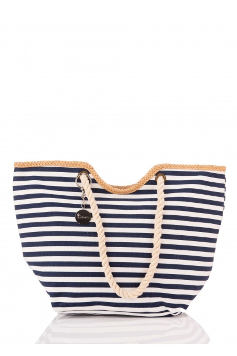 Beach striped bag