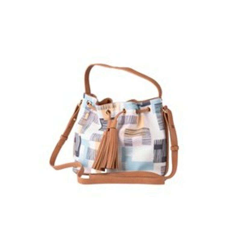 SACK BAG HUNTER WITH DESIGN AND CLOSE WITH FRILL AND MAGNETIC BUTTON