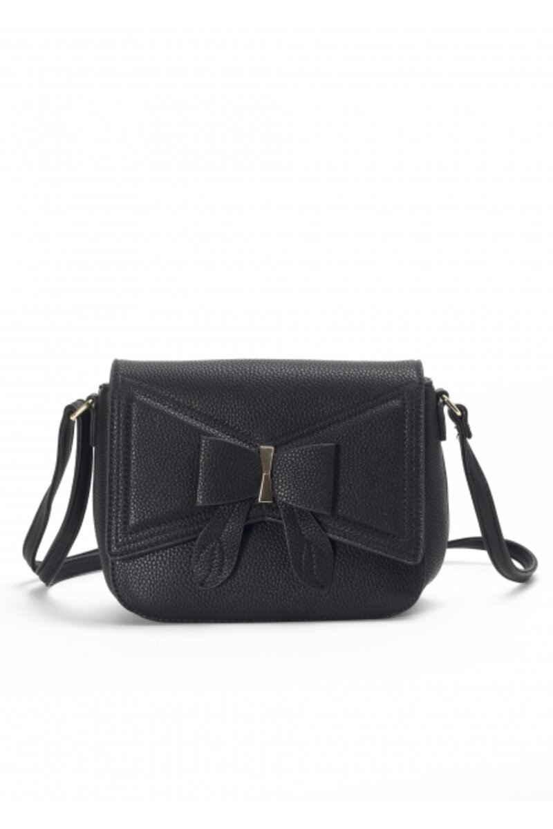 Crosswise bag with bow