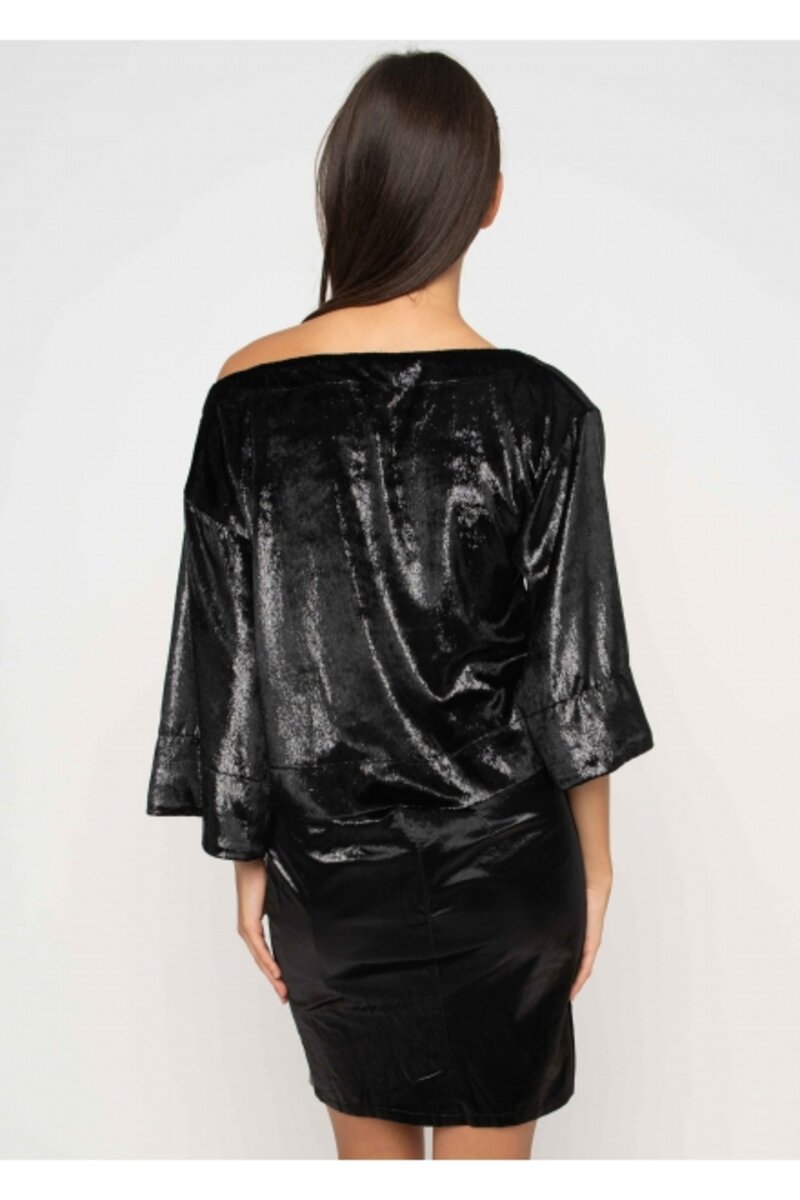 BLOUSE WITH GLITTER AND LONG SLEEVE