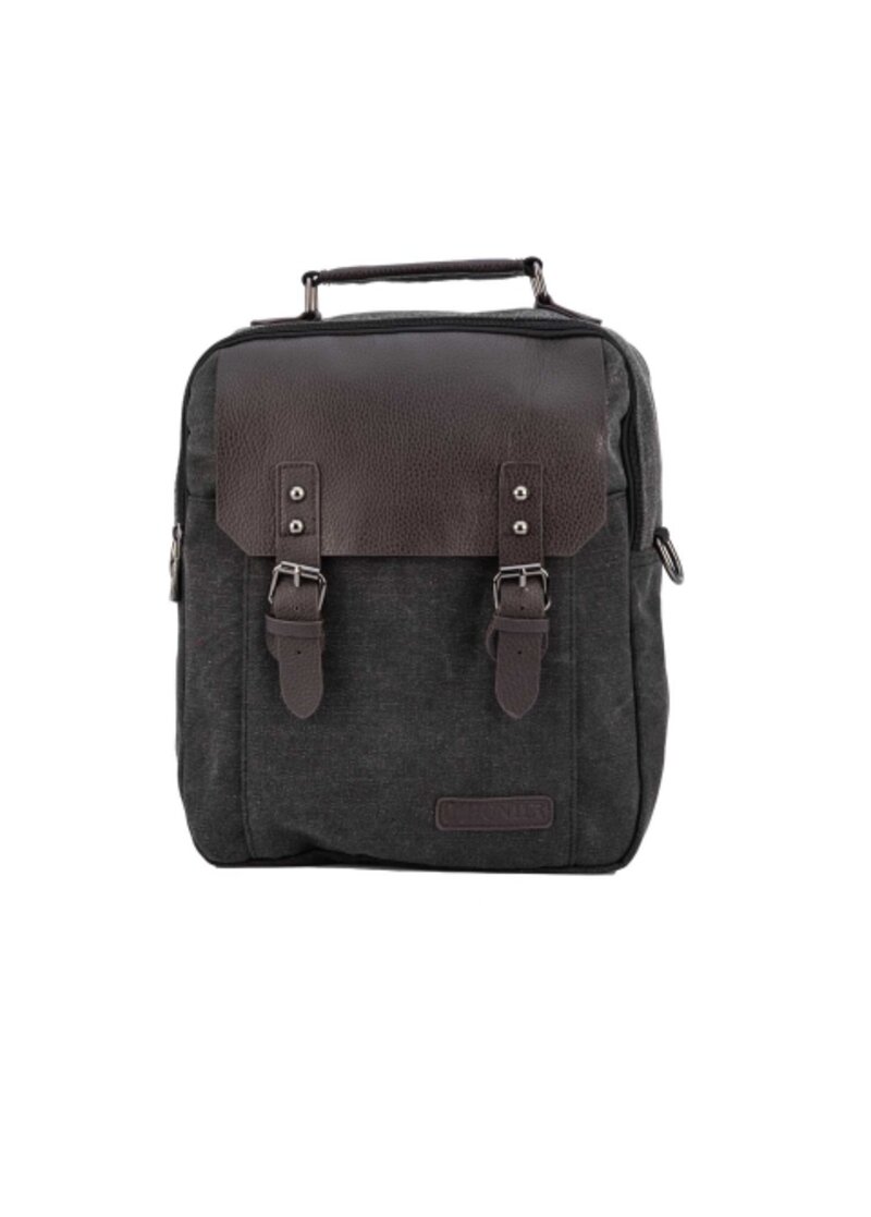BACKPACK|CROSSWISE WITH LEATHER STRAPS