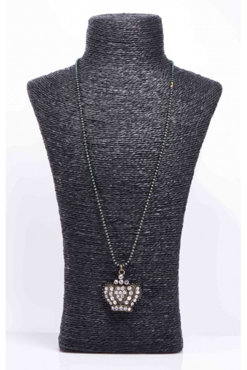 Crown chain necklace